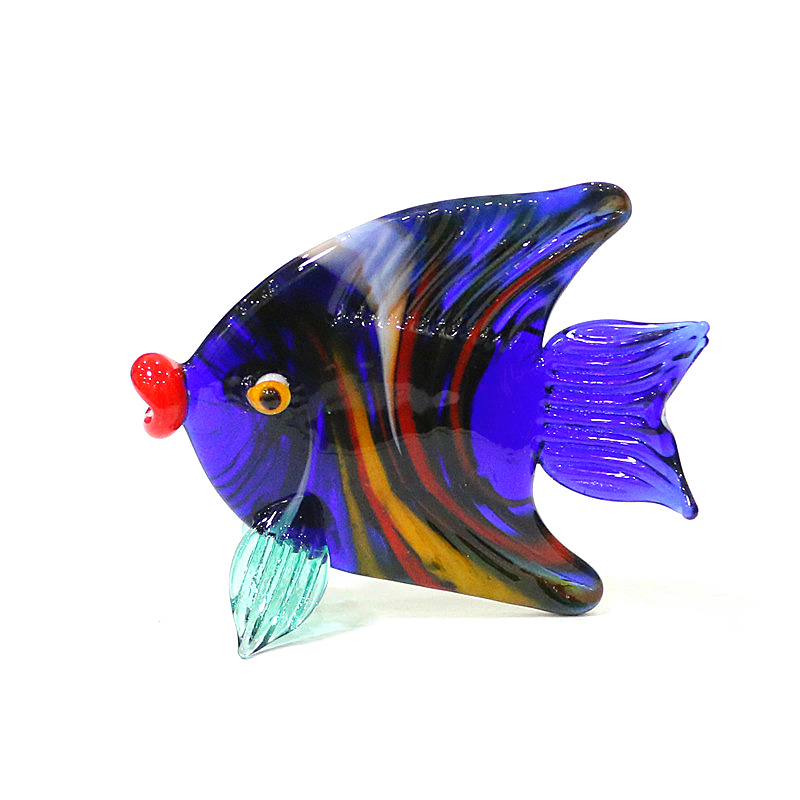Marine Aquarium Home - Murano Glas Zeevis Mini Beeldjes Kleurrijke