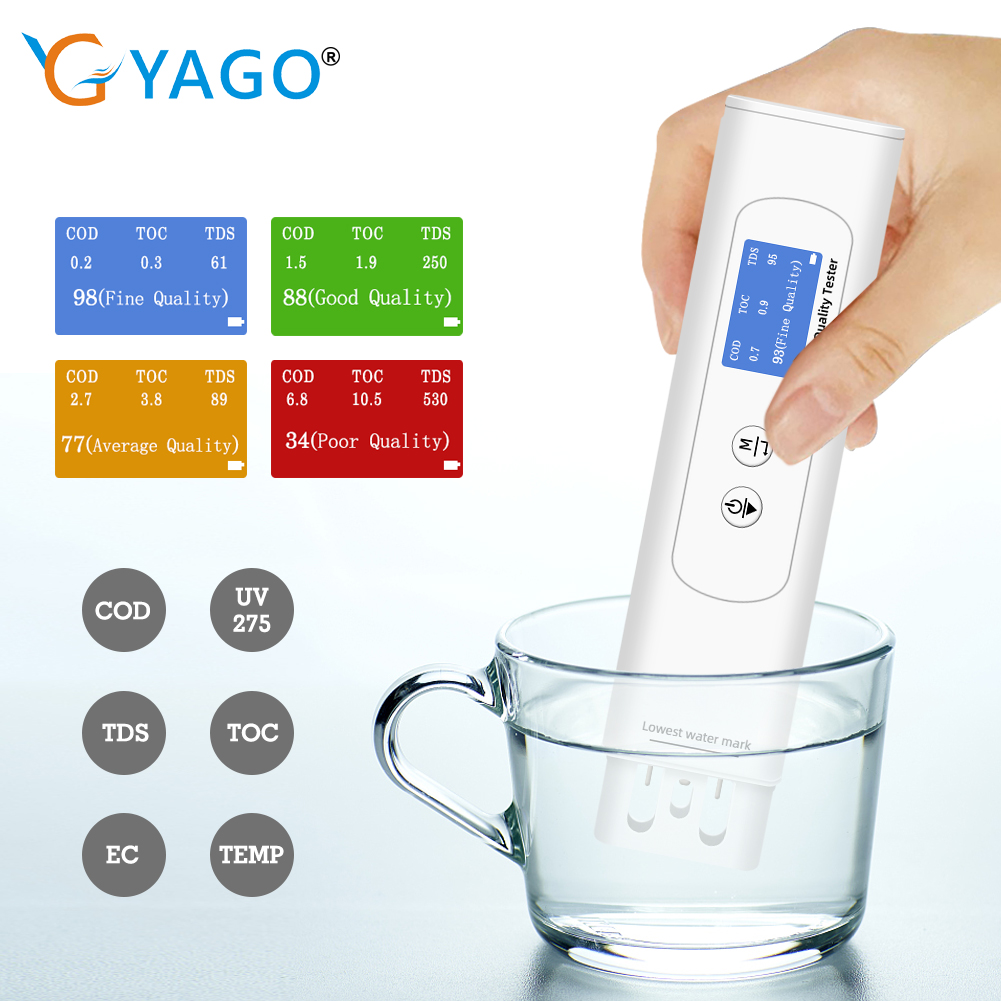 Marine Aquarium Water Analyzer - Waterkwaliteitstester TDS-meter COD TOC EC TEMP