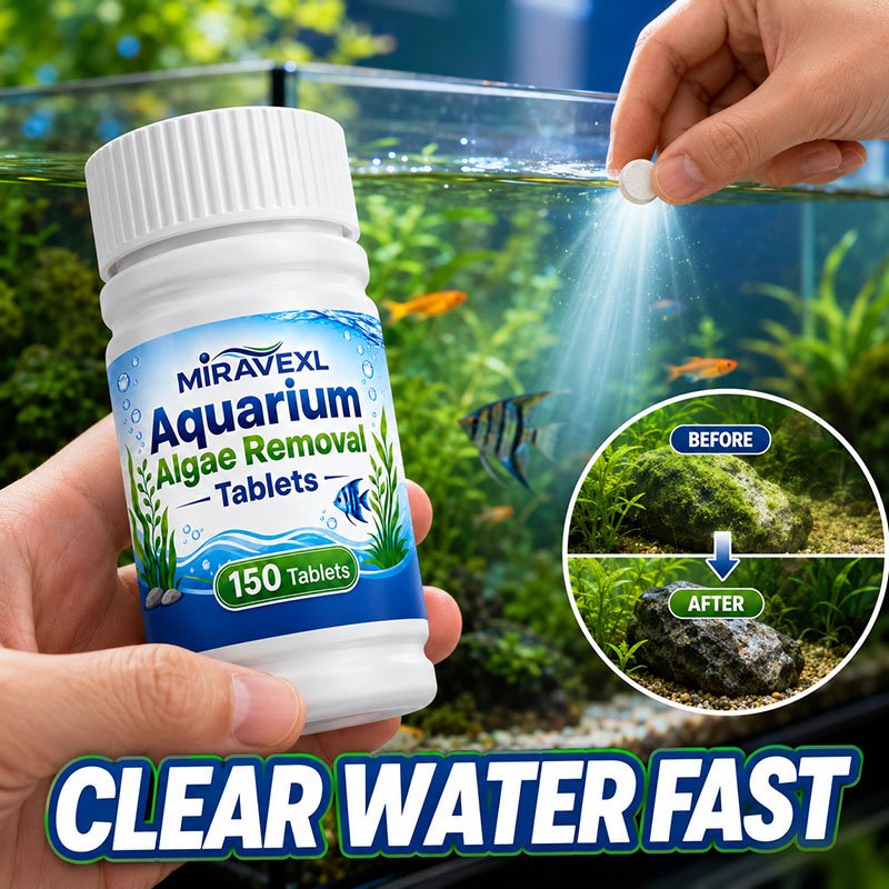 Aquarium Marine Plants - MIRAVEXL 150 Aquarium Algenverwijderingstabletten, Veilige Algenbestrijder,