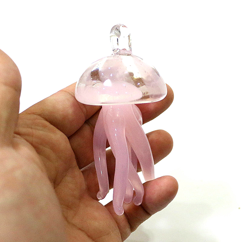Marine Aquarium Home - Roze Kwallen Glazen Hanger Leuke Marine