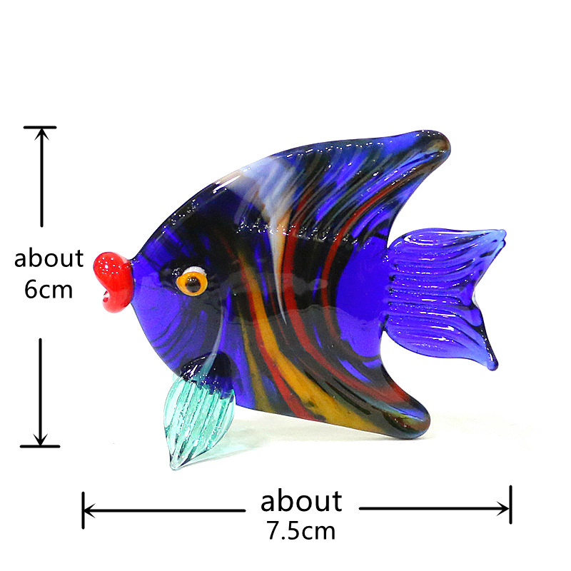 Murano Glas Zeevis Mini Beeldj - Marine Aquarium Home recensie en prijs