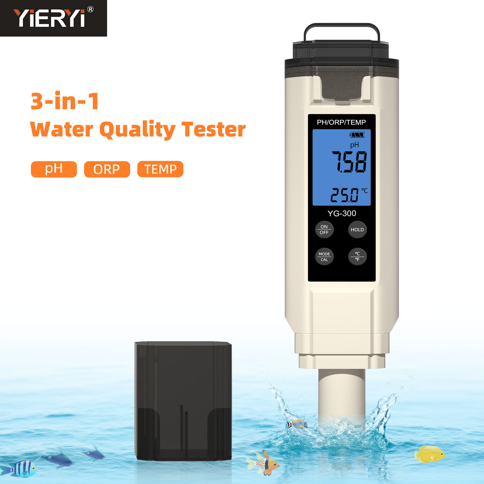 Yieryi Digitale 3-in-1 PH/ORP/ - Marine Aquarium Water Analyzer recensie en prijs