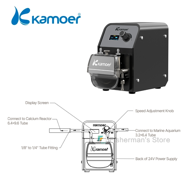 Kamoer FX-STP3 WIFI Peristalti - Calcium Reactor Media recensie en prijs