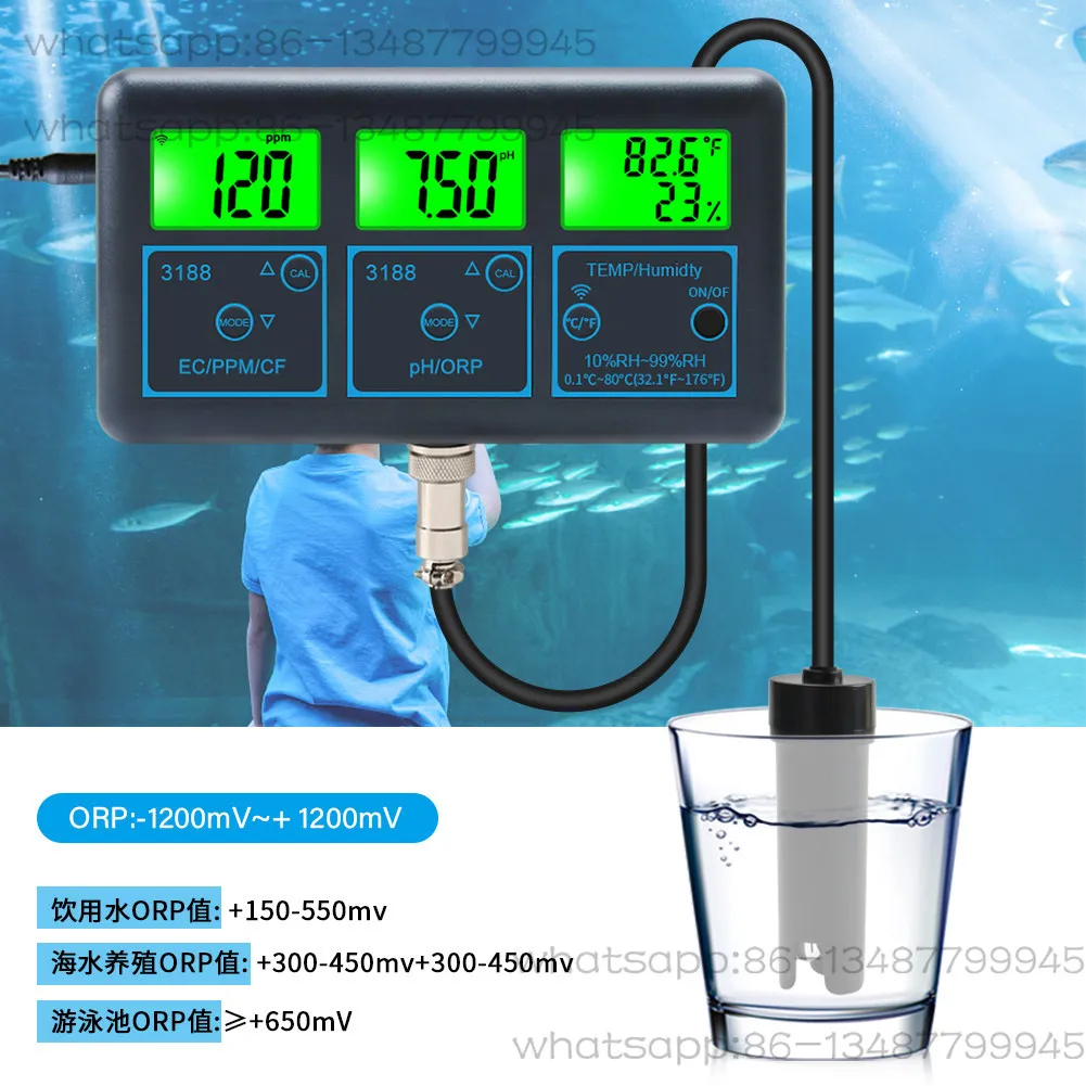 Tuya 7-in-1 online waterkwalit - Marine Aquarium Water Analyzer recensie en prijs
